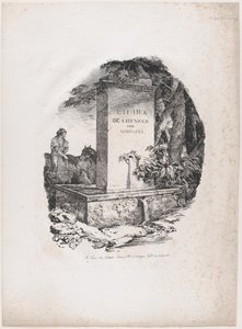 Vandtrug, titelsiden til »Studies of Horses« (Études de Chevaux) af Theodore Gericault