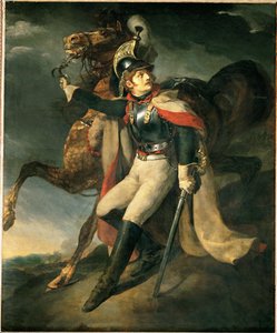 Såret dragon forlader krydsild ... af Theodore Gericault
