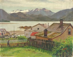 I det gamle kvarter, Sitka, 1900.