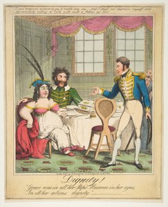 Værdighed! - Grace var i alle hendes skridt. Himlen i hendes øjne, I alle hendes handlinger di..., 21. juni 1821. af Theodore Lane