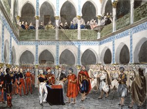 Guvernør Clauzel i Algier af Theodore Leblanc
