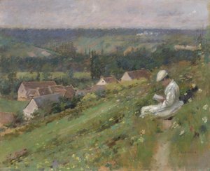 The Valley of Arconville, ca. 1887. af Theodore Robinson