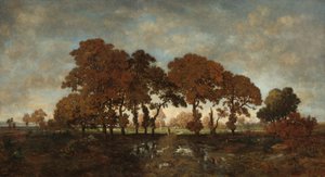 Efter regnen, ca. 1850.