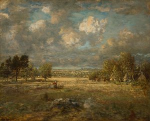 Landskabet i Picardie, 1860.
