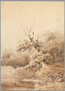 Landskab af Theodore Rousseau