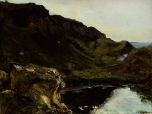 Landskab, ca. 1835 (olie på lærred)