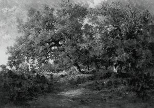 Landskab, ca. 1860. af Theodore Rousseau