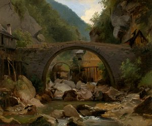 Bjergstrøm i Auvergne, 1830.