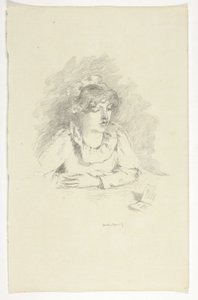 La Liseuse - Læseren, lampelys af Theodore Roussel
