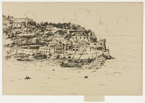 Monaco fra La Condamine, Monte Carlo af Theodore Roussel