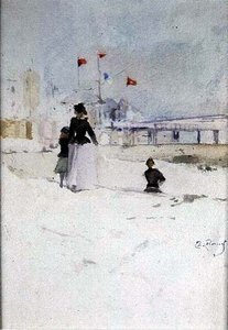 På stranden af Theodore Roussel
