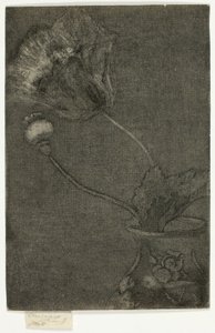 Valmue i en vase af Theodore Roussel