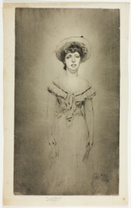 Portræt af Miss Hetty Pettigrew