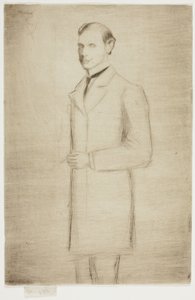 Portræt af Walter Dowdeswell, Esq. af Theodore Roussel