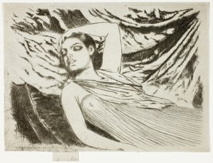 Sovende Model eller Sovende af Theodore Roussel