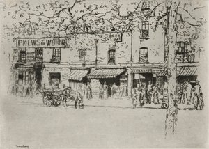 The Street, Chelsea Embankment af Theodore Roussel