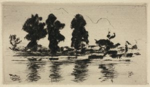 Themsen, aften af Theodore Roussel
