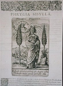 The Phrygian Sibyl, kopi af illustration fra 