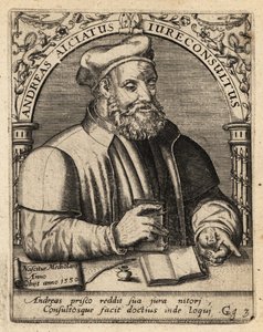Andrea Alciato af Theodore de Bry