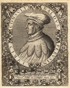 Baldus de Ubaldis af Theodore de Bry