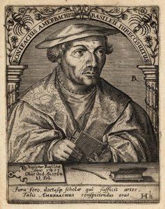 Boniface Amerbach af Theodore de Bry