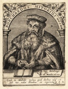 Burkhard Mithoff, anatom og læge af Theodore de Bry