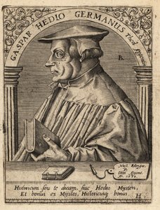 Caspar Hedio af Theodore de Bry