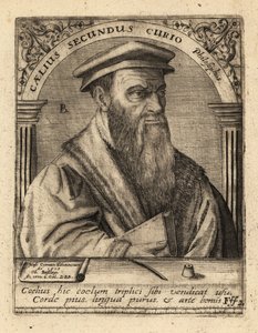 Caelius Secondo Curione, italiensk humanist. af Theodore de Bry