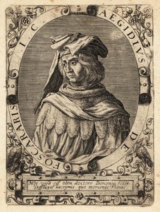 Egidio Foscherari, d. 1289, italiensk jurist. af Theodore de Bry