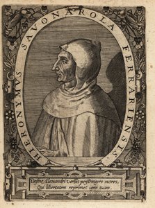 Girolamo Savonarola af Theodore de Bry