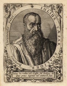 Giulio Cesare della Scala, italiensk lærd. af Theodore de Bry
