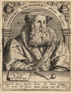 Heinrich Bullinger af Theodore de Bry