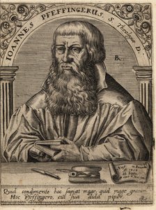 Johann Pfeffinger af Theodore de Bry