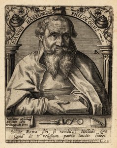 Johannes Hartung, tysk grækist og hebraist af Theodore de Bry