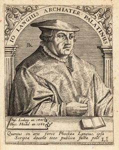 Johannes Lange, tysk læge og kirurg af Theodore de Bry