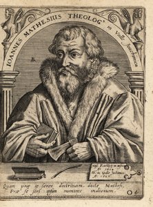 Johannes Mathesius af Theodore de Bry