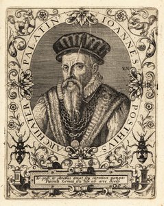 Johannes Posth, tysk humanist og læge af Theodore de Bry