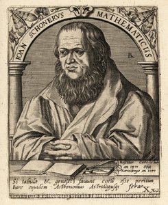 Johannes Schoner, tysk polymatiker af Theodore de Bry