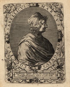 Marcus Antonius Coccius Sabellicus, italiensk lærd. af Theodore de Bry