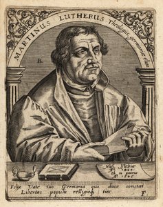 Martin Luther af Theodore de Bry