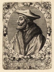 Paolo Giovio, italiensk læge. af Theodore de Bry