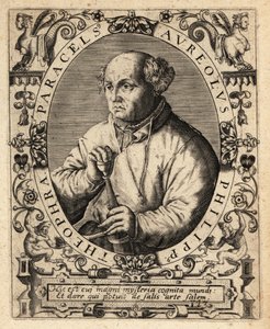 Paracelsus, schweizisk læge, alkymist og astrolog af Theodore de Bry