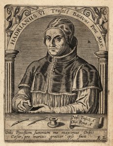 Pave Adrian VI af Theodore de Bry