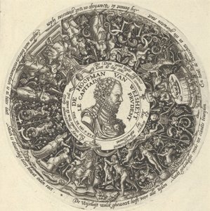 Portræt af William I af Orange, fra en serie af Tazza-designs, ca. 1588. af Theodore de Bry