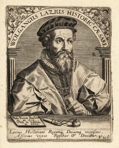Wolfgang Laz, østrigsk kartograf og historiker. af Theodore de Bry