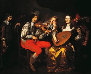 Koncerten af Theodor van Thulden, omkring 1650