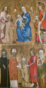 Votivt maleri af ærkebiskop Jan Ocko af Vlasim, ca 1370 af Theodoric of Prague,