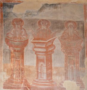 De hellige Simeon Stylites den Ældre, Simeon Stylites den Yngre og Alypius den Stylite, 1378