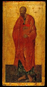 Apostlen Paulus (tempera på træ)