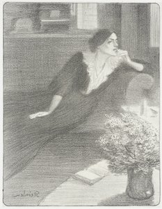 Sang i skumringen af Théophile Alexandre Steinlen